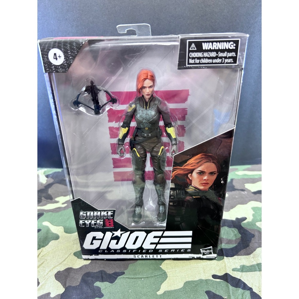 GI Joe Classified Series Scarlett Snake Eyes Origins Action Fig Number 20 Hasbro